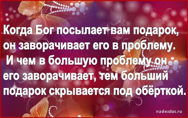 Когда бог посылает вам подарок он 478
