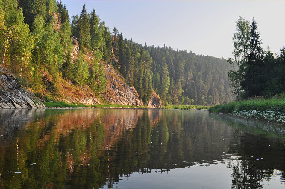 Река Койва сплав весной